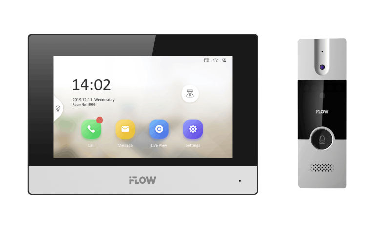 Комплект гибридного IP видеодомофона F-VI-5342H Комплект гибридного IP видеодомофона F-VI-5342H