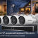 Комплект IP-видеонаблюдения Hikvision: 4 камеры 4 Мп (PoE) для улицы и дома  