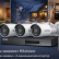 Эконом-комплект Hikvision: 3 уличные камеры + 4-канальный регистратор  