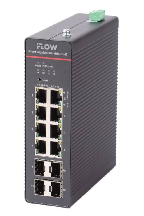Коммутатор iFlow F-SW-IM612HPOE-PM-8G4GO Коммутатор iFlow F-SW-IM612HPOE-PM-8G4GO