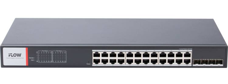 Коммутатор iFlow F-SW-IM628HPOE-PM-24G4GO  