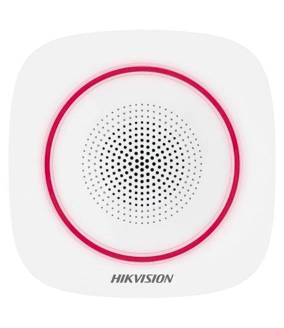 Оповещатель Hikvision DS-PS1-I-WE(Red Indicator)  