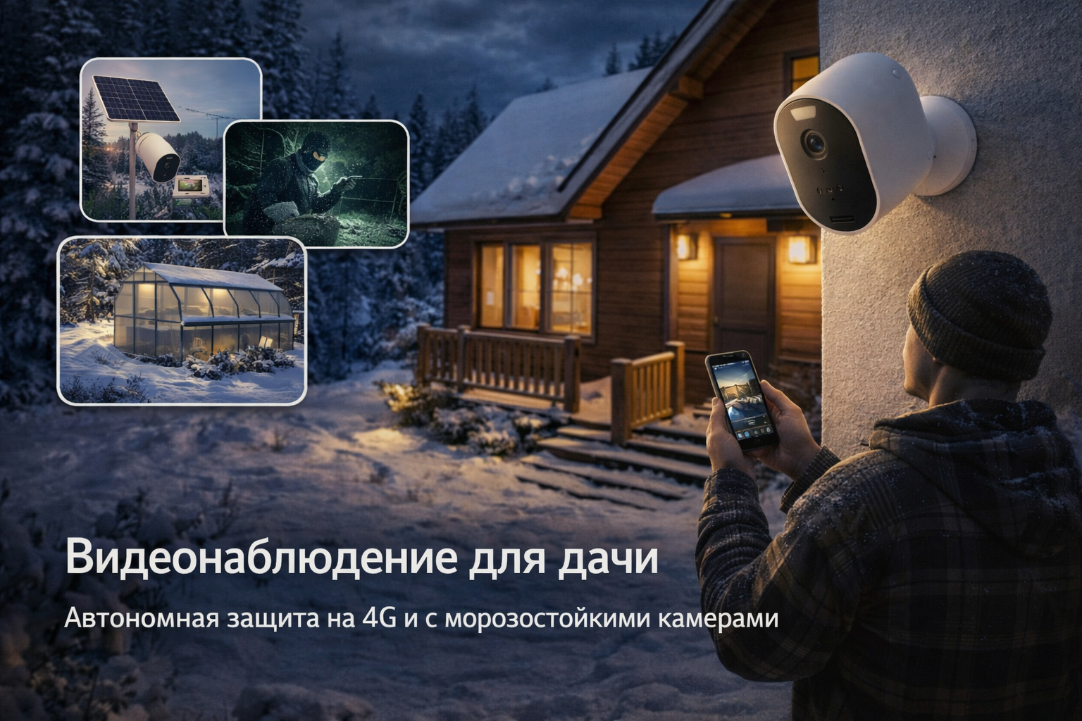 Видеонаблюдение Hikvision для дачи